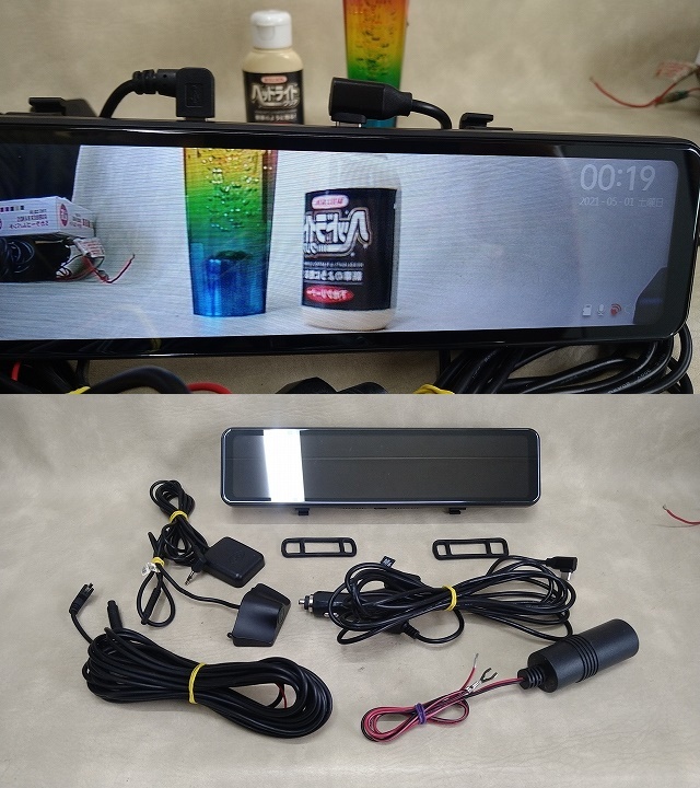 JADO ミラー型前後ドライブレコーダーG850+ おまけ付き ミラー型ドライブレコーダー G850+ JADO ドラレコ 前後 カメラ 2