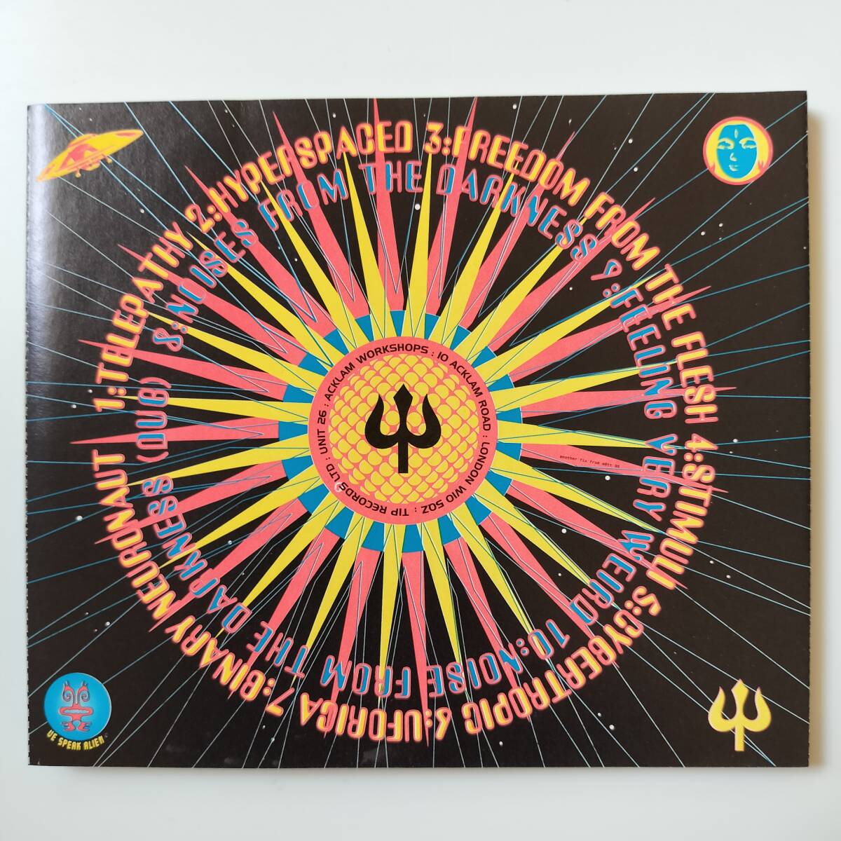 T.I.P. THE INFINITY PROJECT - FEELING WEIRD /1995 TIP Records TIPCD3 goa trance_画像2