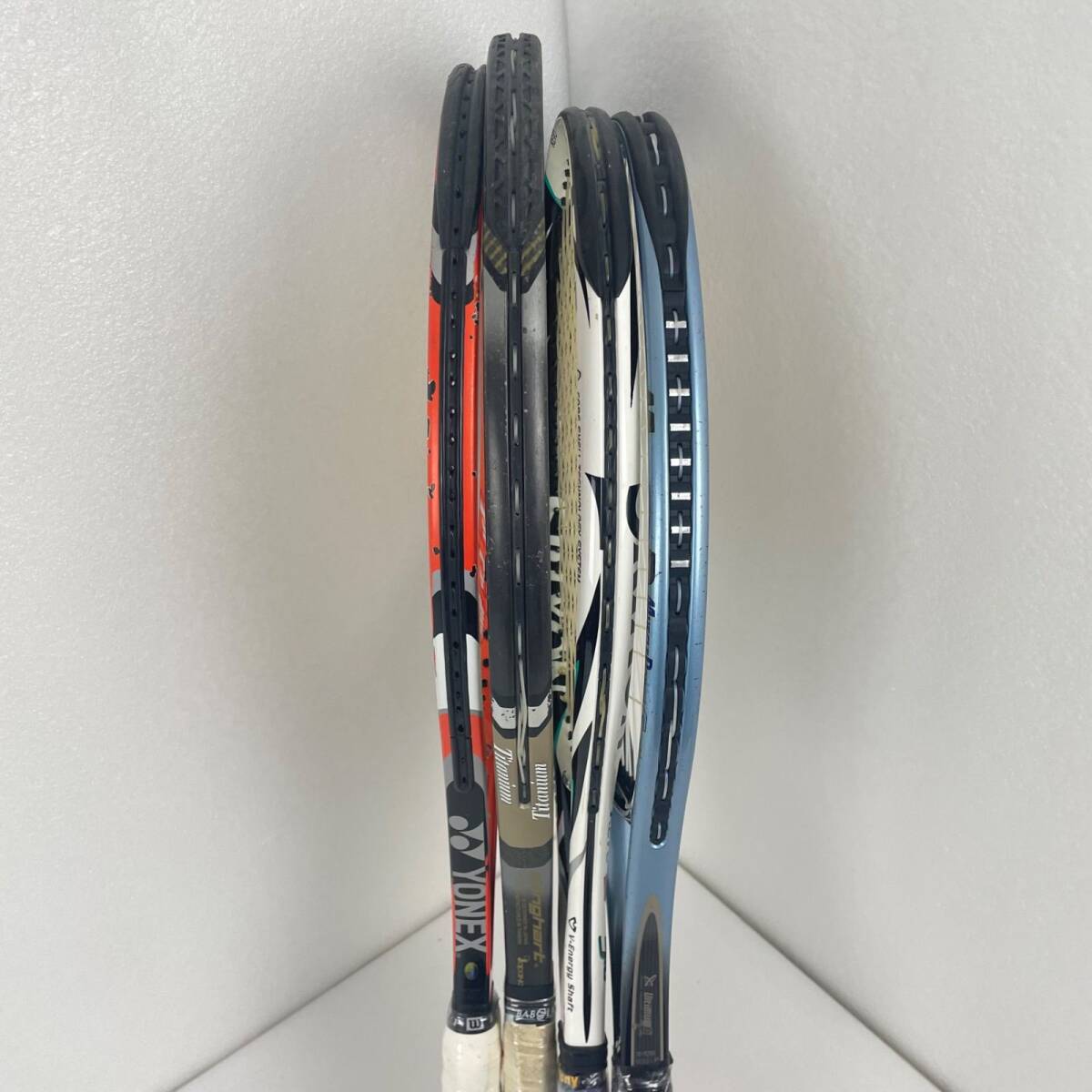 ヨネックス マッスルパワー6ライト Vコア ブリヂストン ダイナビームRF 32 ダンロップ ウィンブルドン スリクソン ウィングハート ラケット_画像8