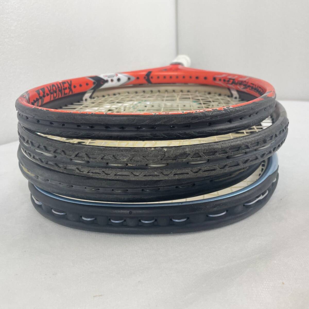 ヨネックス マッスルパワー6ライト Vコア ブリヂストン ダイナビームRF 32 ダンロップ ウィンブルドン スリクソン ウィングハート ラケット_画像10