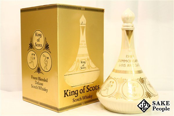 1984年ロサンゼルス・オリンピックの記念陶 器ボトル ◇注目! キング・オブ・スコッツ サマーゲーム ロサンゼルス