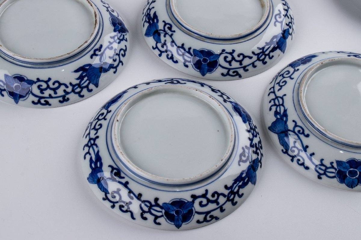 [...] старый Imari белый фарфор с синим рисунком .. документ . размер тарелка 6 покупатель Edo поздняя версия E2092D2 продажа по отдельности возможность чайная посуда старый изобразительное искусство антиквариат старый . Япония кулинария . камень 