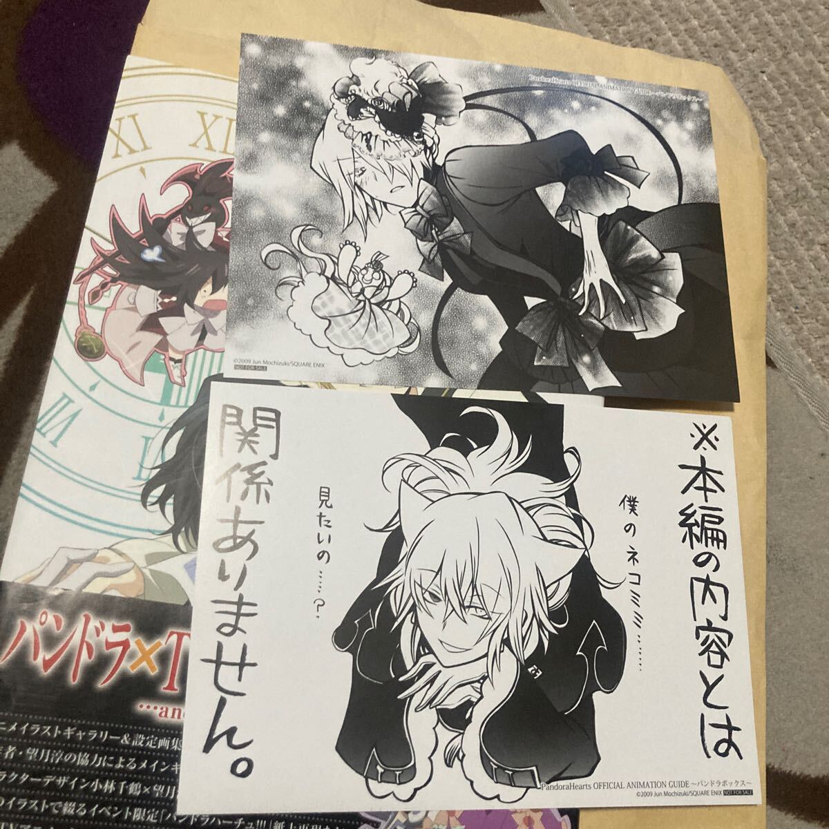 PandoraHearts アニメイト特典 書き下ろしブックカバー PandoraHearts アニメイト特典 書き下ろしブックカバー