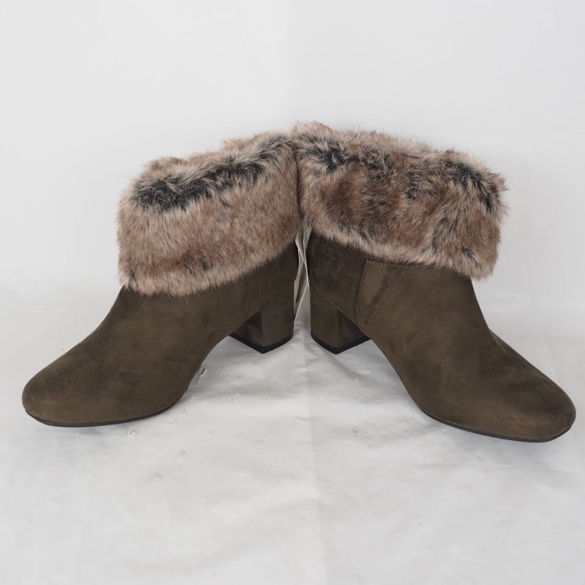 ★100円スタート★GB0087*glacier*グラシア*レディースショートブーツ*M-23cm*茶_画像7