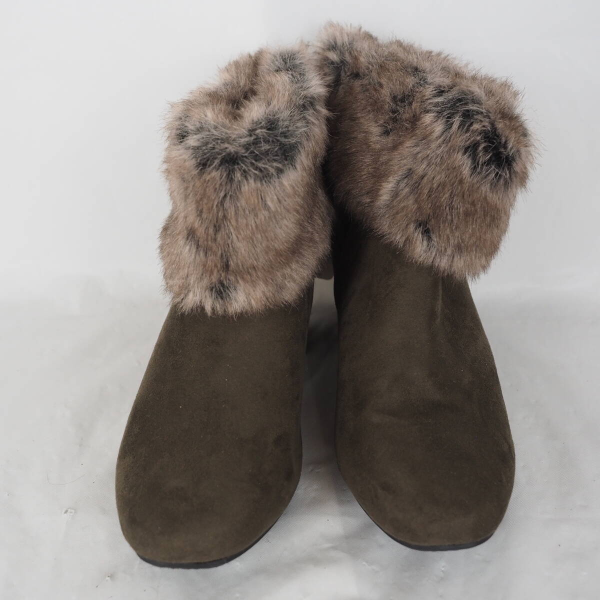 ★100円スタート★GB0087*glacier*グラシア*レディースショートブーツ*M-23cm*茶_画像2