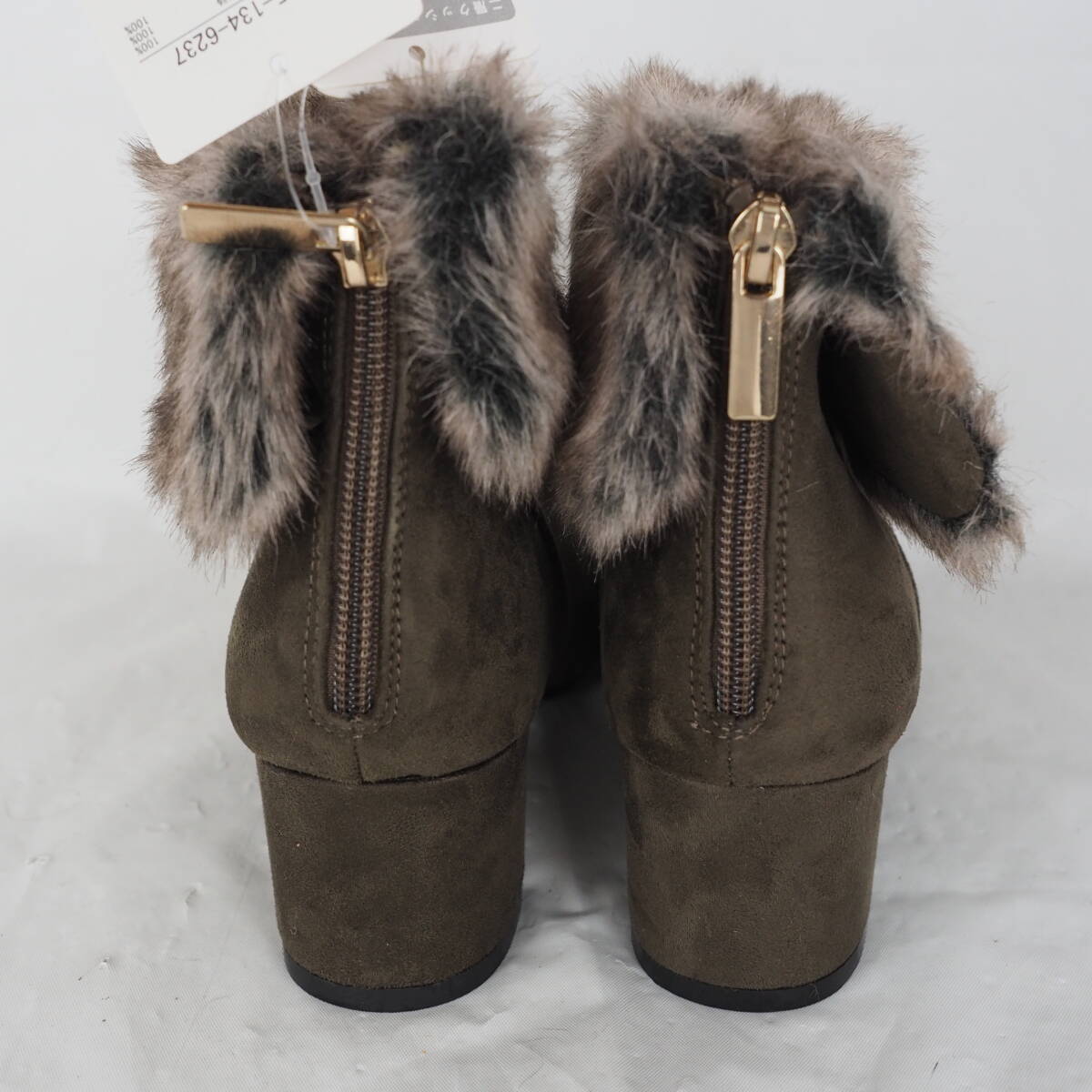 ★100円スタート★GB0087*glacier*グラシア*レディースショートブーツ*M-23cm*茶_画像4