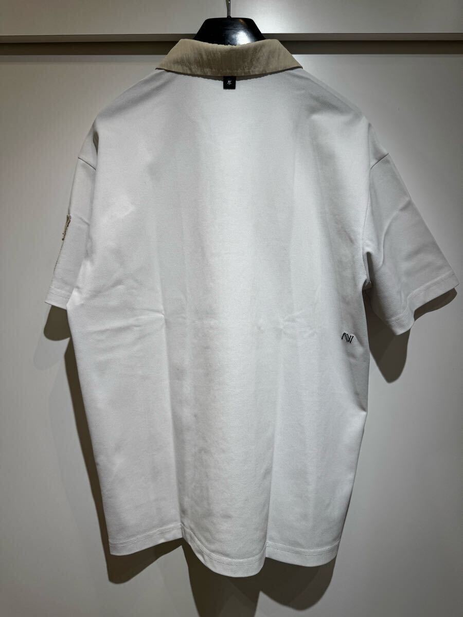 希少モデル! 美USED ANEW GOLF メンズ半袖ポロシャツ ナイロン