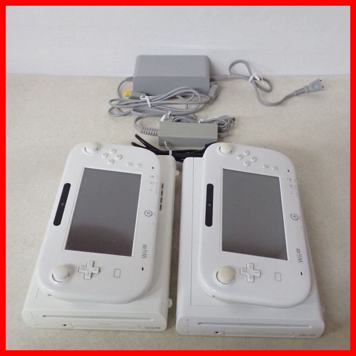 WiiU本体 周辺機器 ソフト2個 まとめ売り 動作OK‼️ WiiU本体