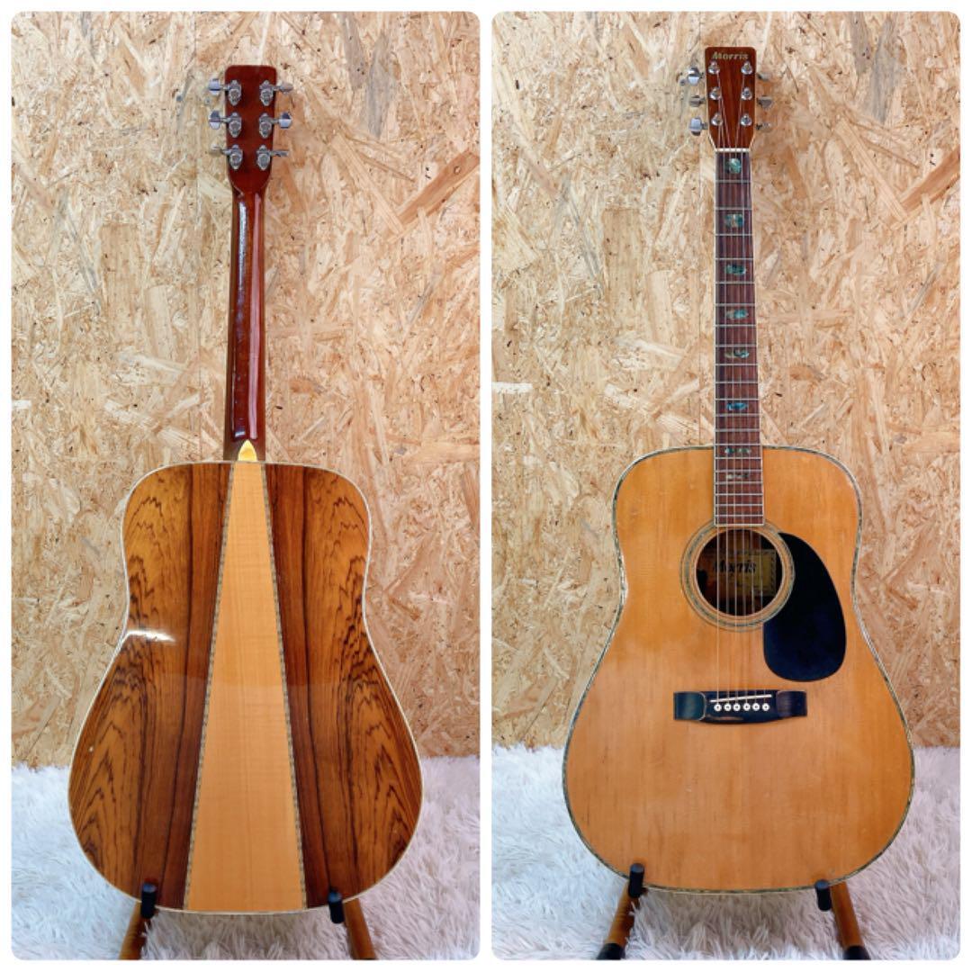 モーリス ギター ハカランダ 40年程前のジャパンビンテージ 極上 レアモデル! Morris W-40 1975年製 ハカランダ JAPAN ビンテージ|Yahoo