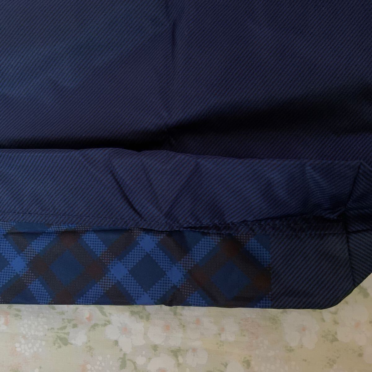 アクアスキュータム エコバッグ 携帯 切手柄 ケース付き 未使用_画像5