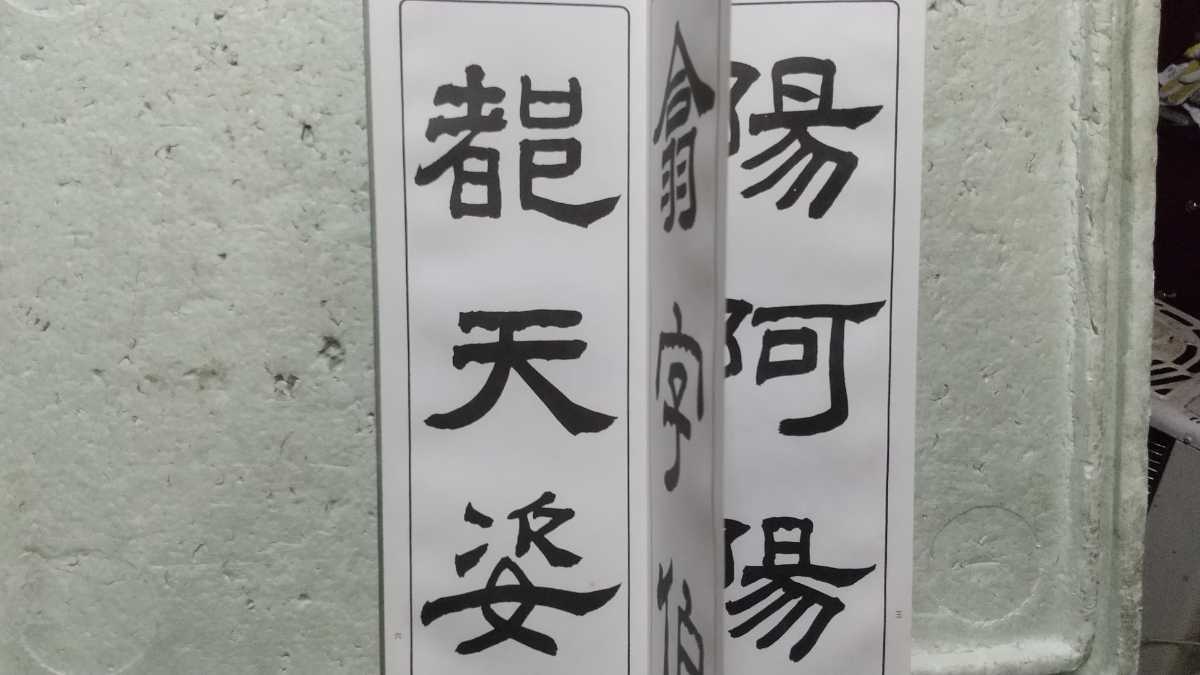 中国 臨書漢西狭頌 西脇 呉石 _画像5