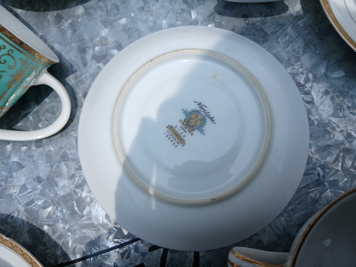 食器　ノリタケ　まとめて　 カップ ソーサー　プレート　何個かカケあり_画像4
