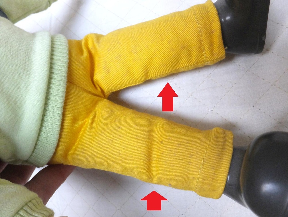 ★現状品★不二家 ペコちゃん・ポコちゃん人形 幼稚園と小学生 箱無し格安★アンティーク 昭和 レトロ 骨董_画像8