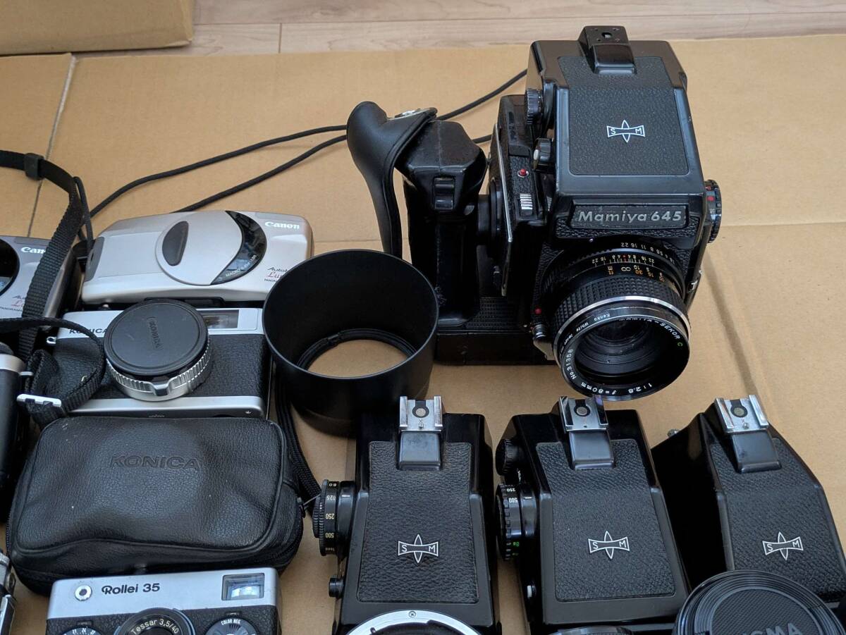 ジャンク★カメラ　レンズ　28点セット　まとめ売り　キヤノン　コニカ　ミノルタ他 ジャンク☆カメラ レンズ 28点セット まとめ売り キヤノン