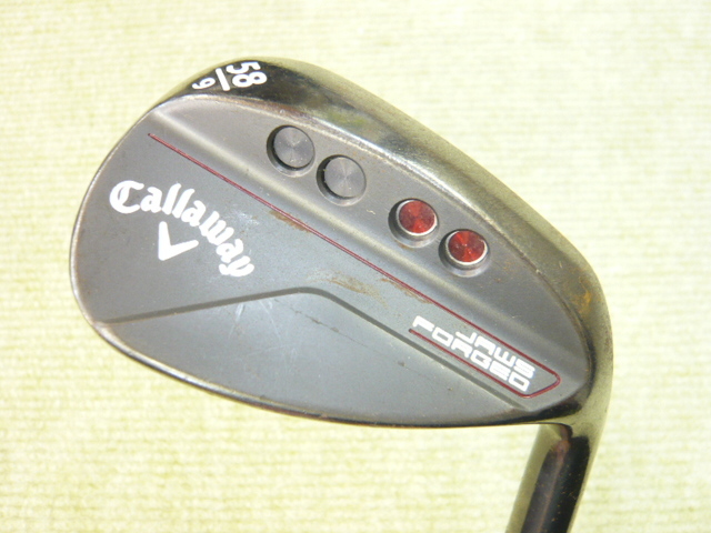 リシャフト☆キャロウェイ JAWS FORGED ウェッジ 2023【58度