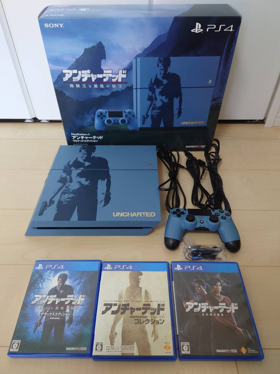 PS4 本体 CUHJ-10011 アンチャーテッド SONY Playstation4 PS4 CUHJ-10011 アンチャーテッド リミテッド