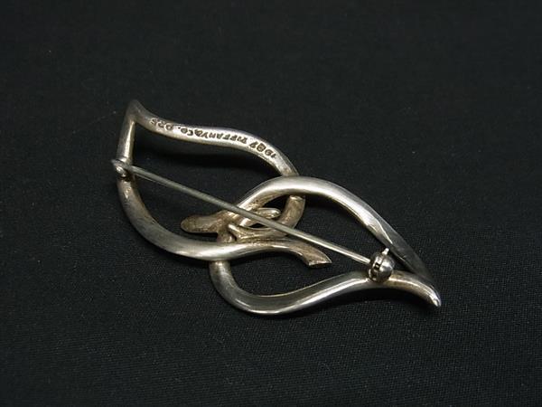 ★希少★【Tiffany&Co.】ティファニー 1987 ダブルリーフ ブローチ 1円 TIFFANY&Co ティファニー 1987 ダブルリーフ SV925 ピン
