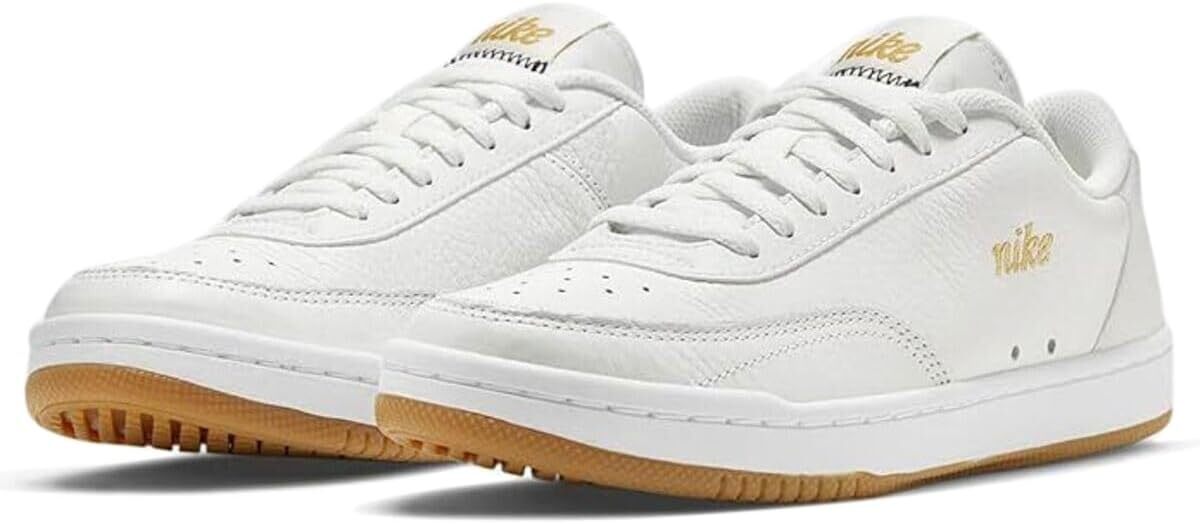 WMNS COURT VINTAGE PREMIUM CW1067-104 (サミットホワイト/ホワイト/ガムライトブラウン/メタリックゴールド)