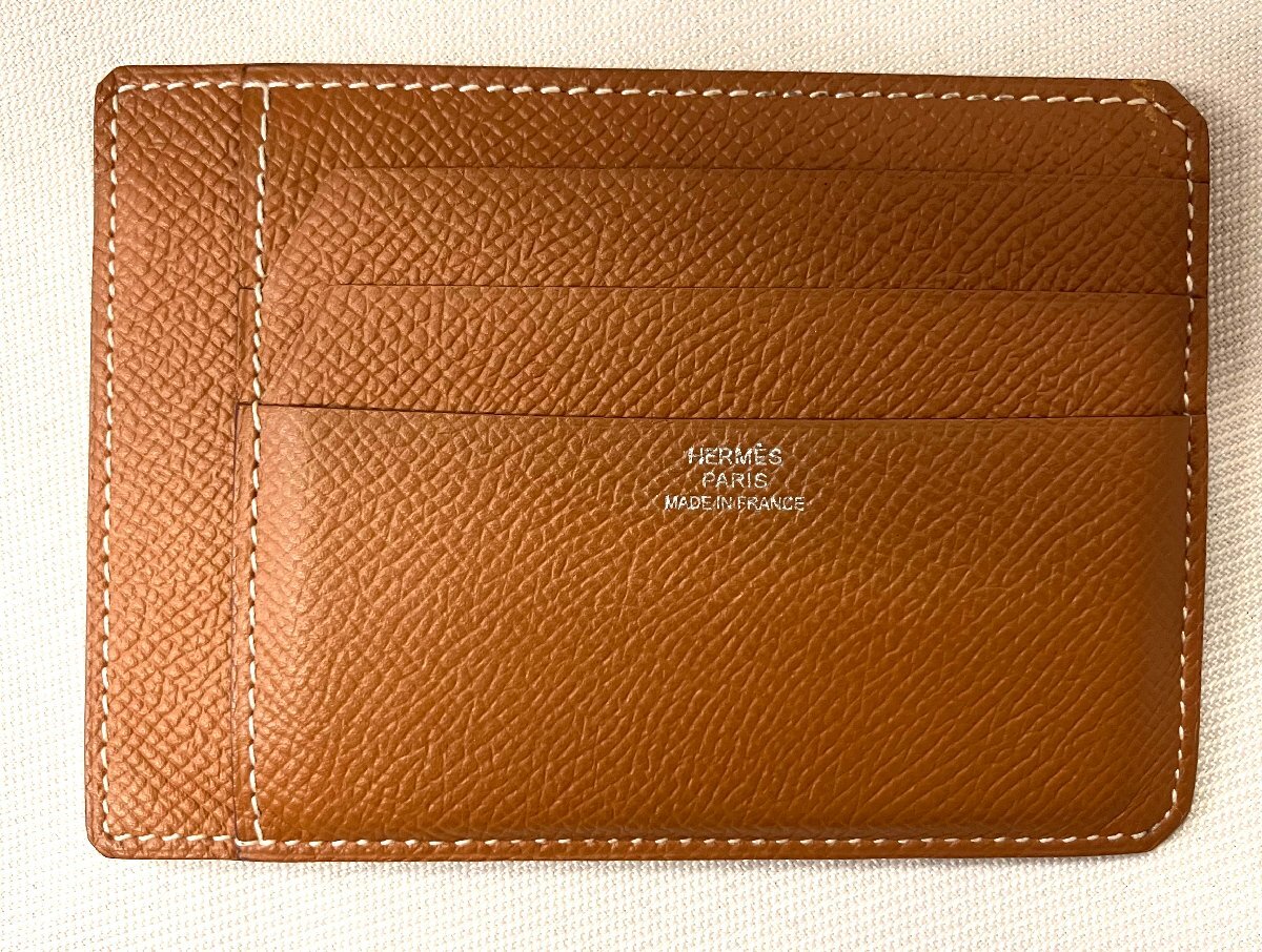 qob.ZDZ03 HERMES Hermes 8CC City футляр для карточек Brown с коробкой 2018 год производство