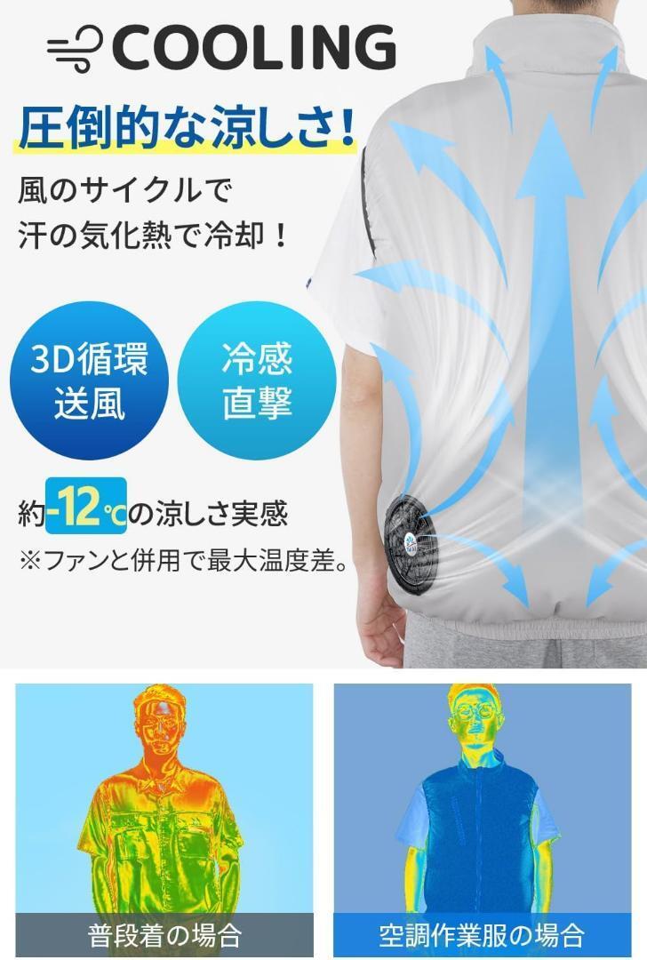 L 超軽量 空調作業服 ベスト ファン付きベスト 9枚羽根 バッテリー 迷彩 L 超軽量 空調作業服 ベスト ファン付きベスト 9枚羽根
