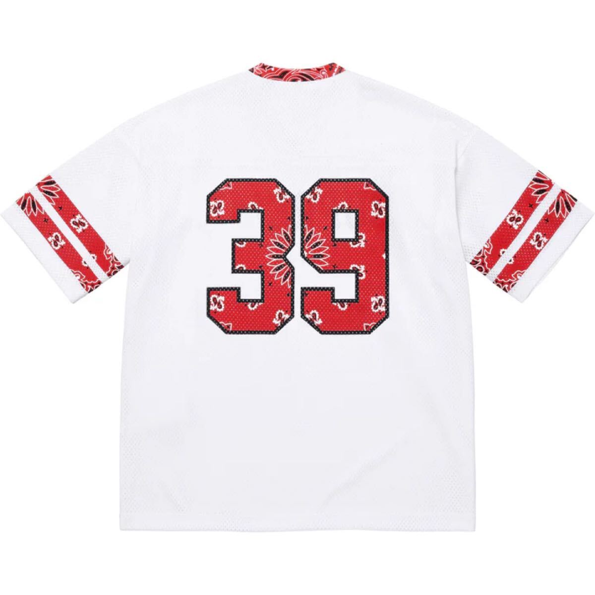 Supreme バンダナ フットボール ジャージー ホワイト 25SS 未開封 25ss Supreme Bandana Football Jersey White size M