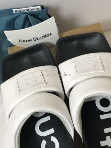 【関税込 日本発送】Acne Studios フラットレザーサンダル 激レア 美品 Acne Studios-アクネストゥディオス サイズ42