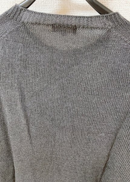 美品✨マーガレットハウエル リネン コットン シルク クルーネックニット M 激レア 美品 マーガレットハウエル リネンコットンシルク クルー