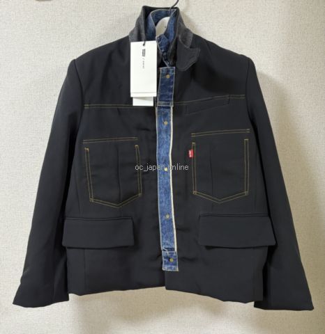 激レア 新品タグ付 Levi's x sacai Denim x Matelasse Twill