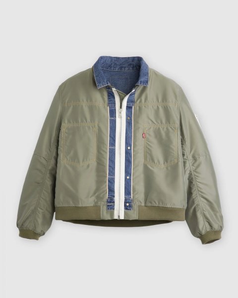 リーバイス ミリタリージャケット 新品 未使用 タグ付き 激レア 新品タグ付 Levi's x sacai Men's Denim x Nylon Twill