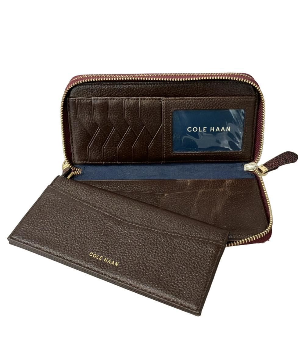 美品 コールハーン ラウンドファスナー長財布 札入れ付 レディース COLE HAAN_画像3