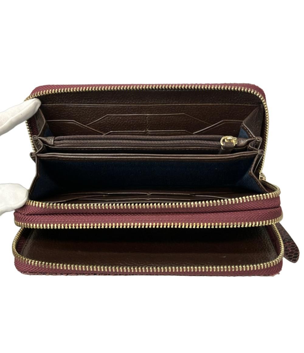 美品 コールハーン ラウンドファスナー長財布 札入れ付 レディース COLE HAAN_画像4