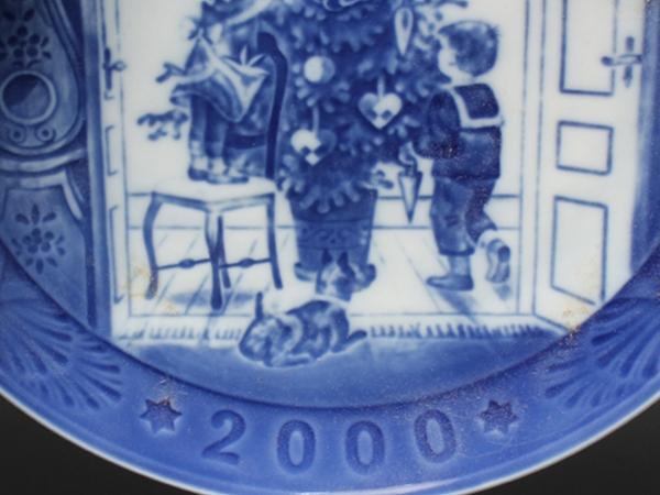  Royal Copenhagen year plate украшение тарелка 18cm 2000 Royal Copenhagen