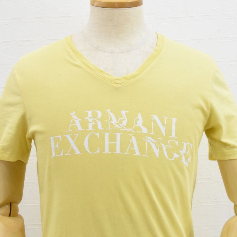 アルマーニエクスチェンジ◇VネックTシャツ◇サイズS◇イエロー◇ARMANI EXCHANGE◇_画像3