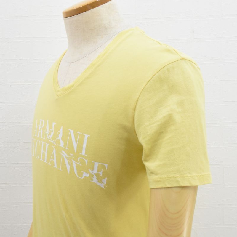 アルマーニエクスチェンジ◇VネックTシャツ◇サイズS◇イエロー◇ARMANI EXCHANGE◇_画像4