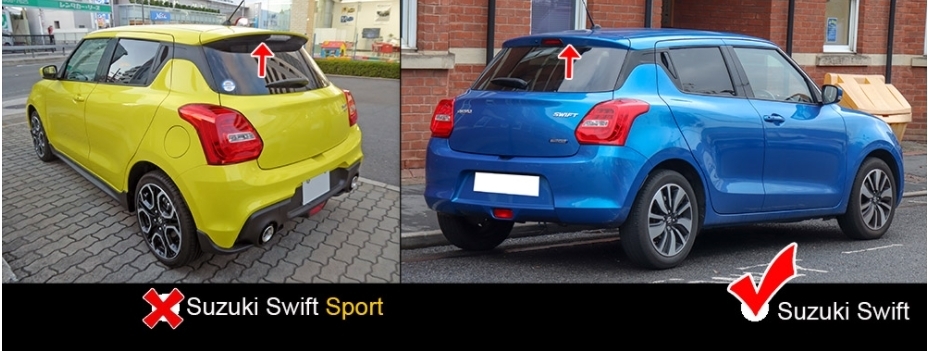 [ немедленная уплата товар ] Suzuki ZC13S/ZC43S/ZC53S/ZD53S/ZC83S/ZD83S type Swift Monstar спойлер на крыше задний спойлер не крашеный товар фундамент 2017-2024