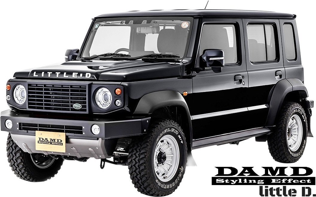 【M's】 JC74 ジムニーノマド 5ドア DAMD little D. 専用 レターエンブレム ダムド リトルD カスタム スズキ ジムニー ノマド 新型 現行型_画像8