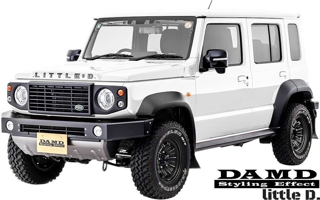 【M's】 JC74 ジムニーノマド 5ドア DAMD little D. 専用 レターエンブレム ダムド リトルD カスタム スズキ ジムニー ノマド 新型 現行型_画像10