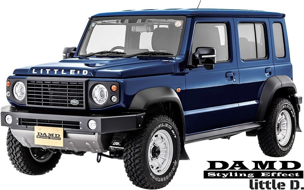 【M's】 JC74 ジムニーノマド 5ドア DAMD little D. 専用 レターエンブレム ダムド リトルD カスタム スズキ ジムニー ノマド 新型 現行型_画像7