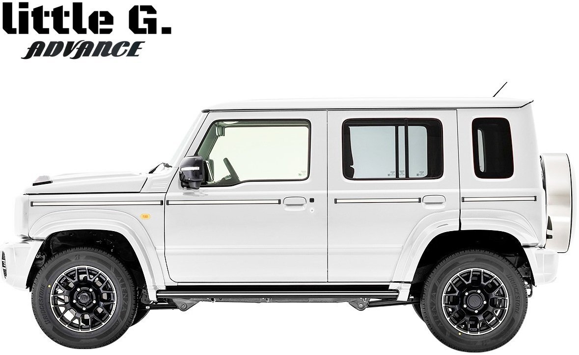 【M's】 JC74 ジムニーノマド 5ドア DAMD little G. ADVANCE コンプリートキット 9点 セット ダムド リトルG エアロ パーツ 部品 カスタム_画像2