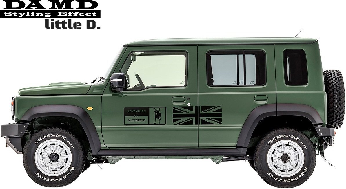 【M's】 JC74 ジムニーノマド 5ドア DAMD little D. 専用 レターエンブレム ダムド リトルD カスタム スズキ ジムニー ノマド 新型 現行型_画像5