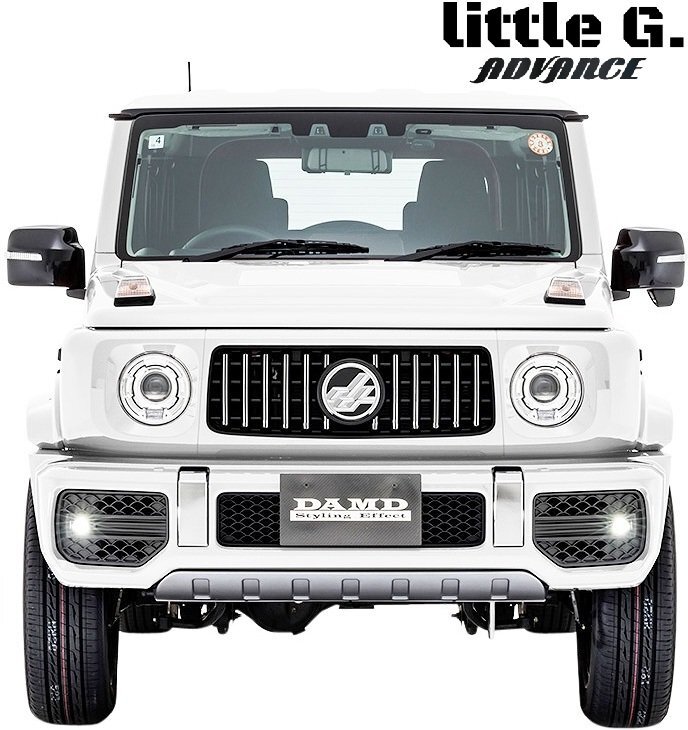 【M's】 JC74 ジムニーノマド 5ドア DAMD little G. ADVANCE コンプリートキット 9点 セット ダムド リトルG エアロ パーツ 部品 カスタム_画像3