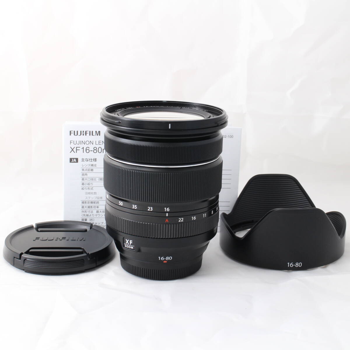 ☆新品級☆ FUJIFILM フジノン XFレンズ XF16-80mmF4 R OIS WR フジフイルム #3831