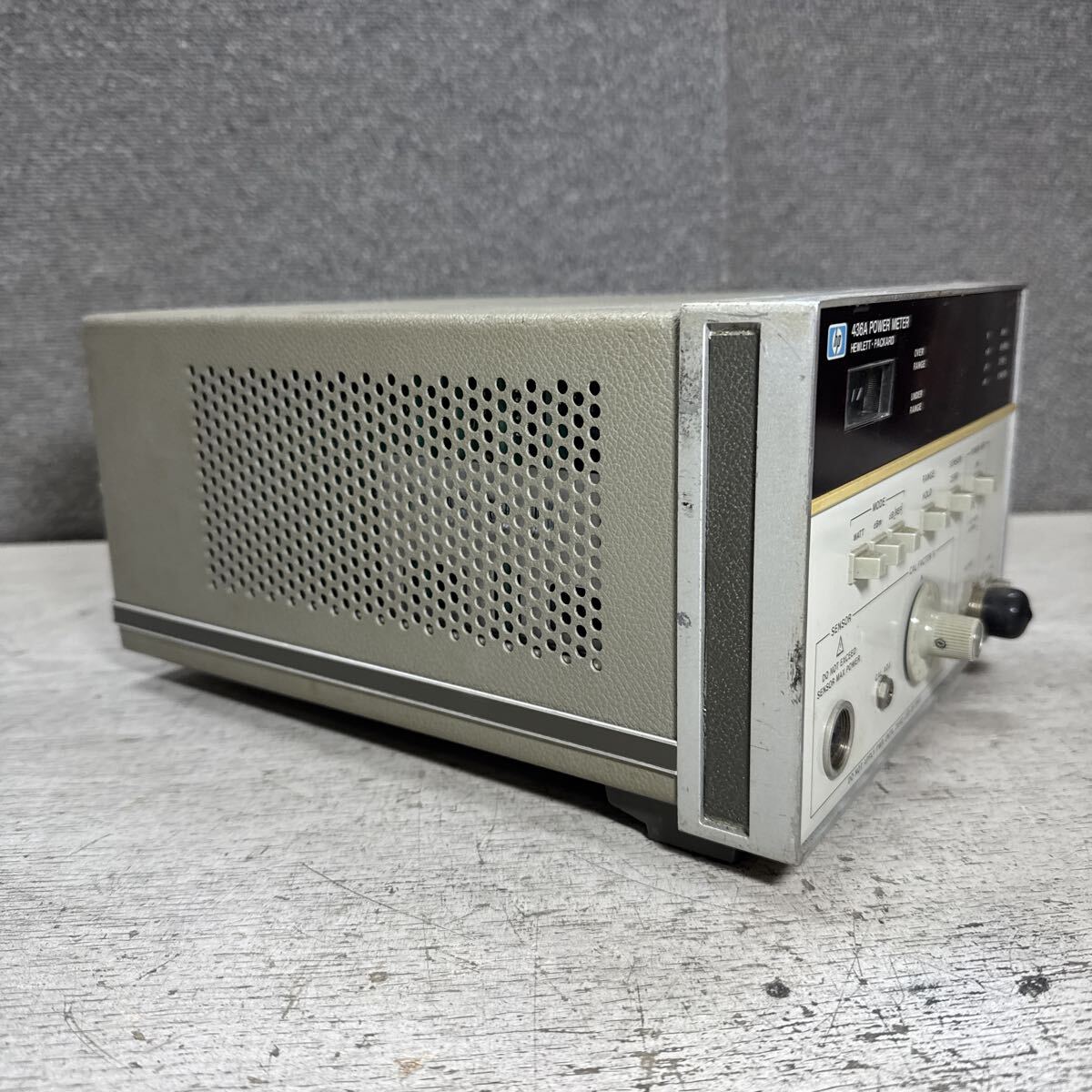 JZ-614 激安 HP 436A POWER METER パワーメーター 動作未確認 中古現状品 ※3回再出品で処分_画像5