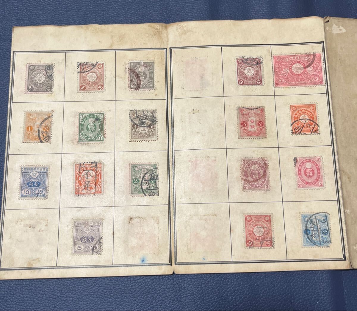 ○日本切手/バラ/消印あり/未使用/ 菊切手・田沢切手・明治銀婚