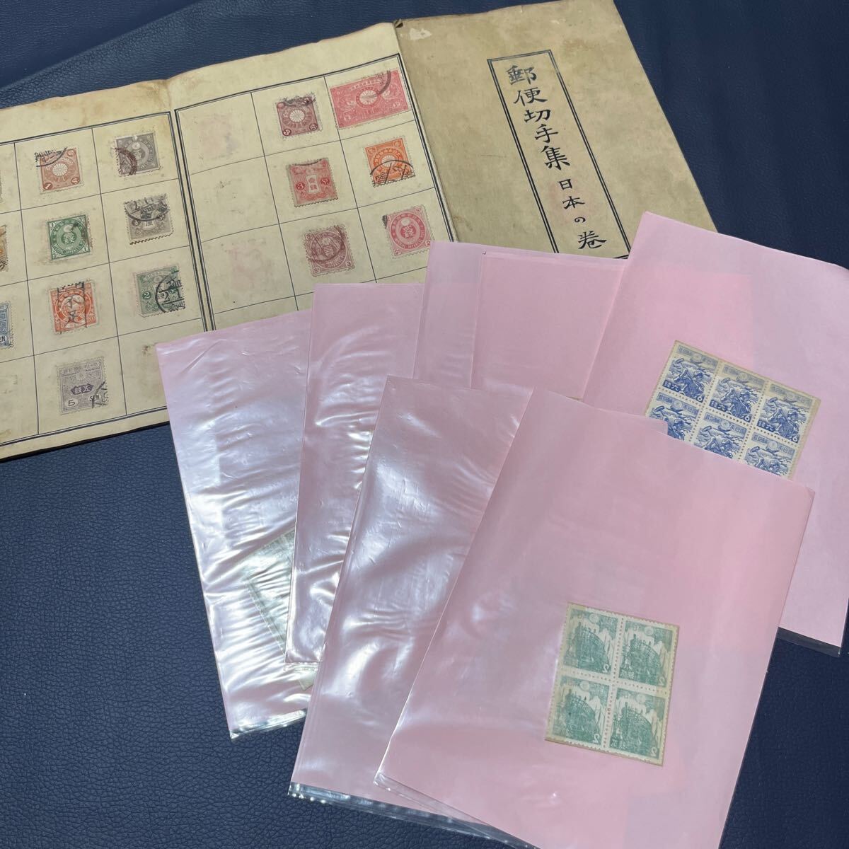 ○日本切手/バラ/消印あり/未使用/ 菊切手・田沢切手・明治銀婚