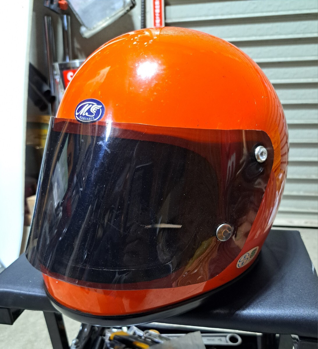 當(dāng)時物 昭和50年制 マルシン 武將 族ヘル Mサイズ Z1 Z2 KZ1000 KZ900 Z400FX ヨシムラ キジマ GS400 GT380 CB400F CB750K KH400 350SS