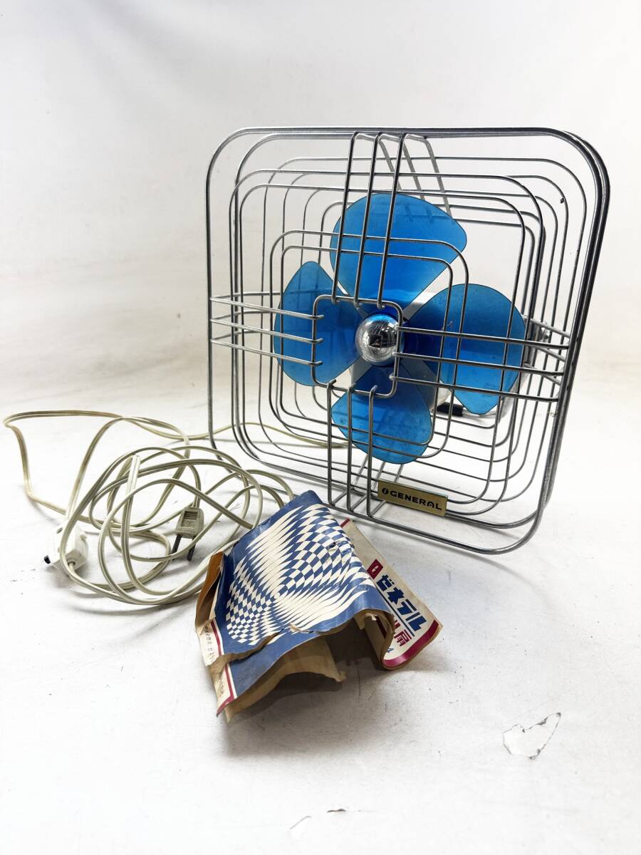 希少 時代 当時物 昭和 レトロ 扇風機 卓上 ゼネラル GENERAL 1