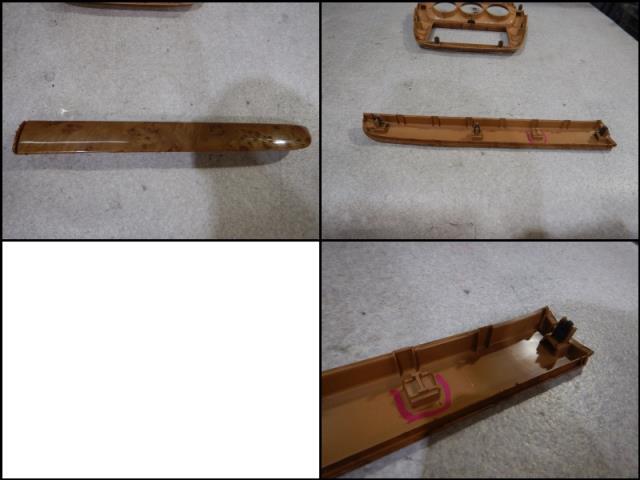 バモス ABA-HM1 内装木目パネル 色あせ有 取付破損有 画像で判断できる方のみ Y365381_画像5