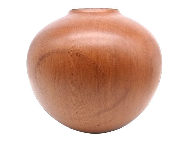 屋久杉 工芸品 壺 花瓶 世界自然遺産 e13226 屋久杉 世界遺産 天然木 花瓶 伝統工芸品 岳南 ①(木工