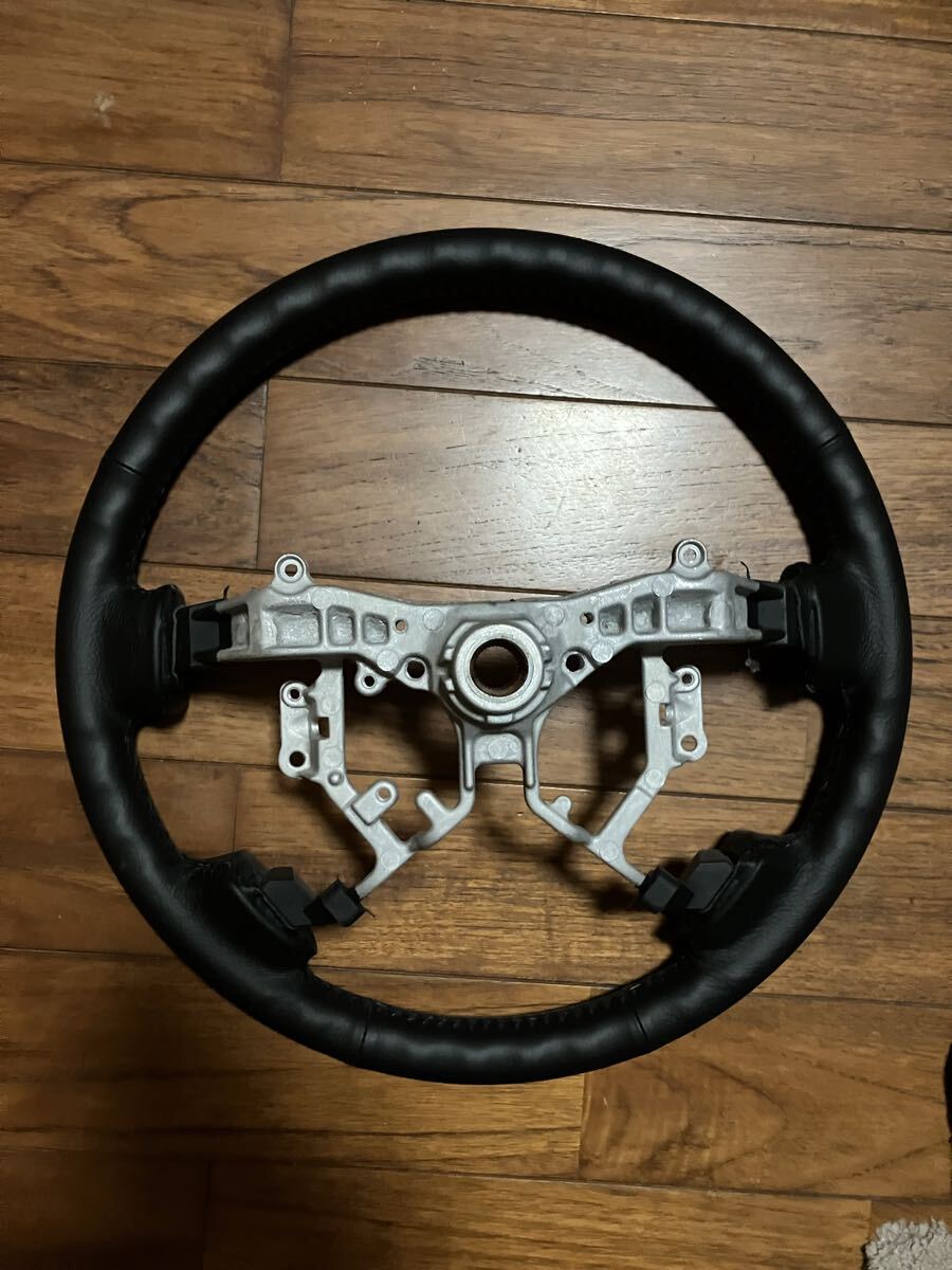 トヨタ 新車外し レザー ステアリング　マークX 120系　美品　綺麗　_画像1